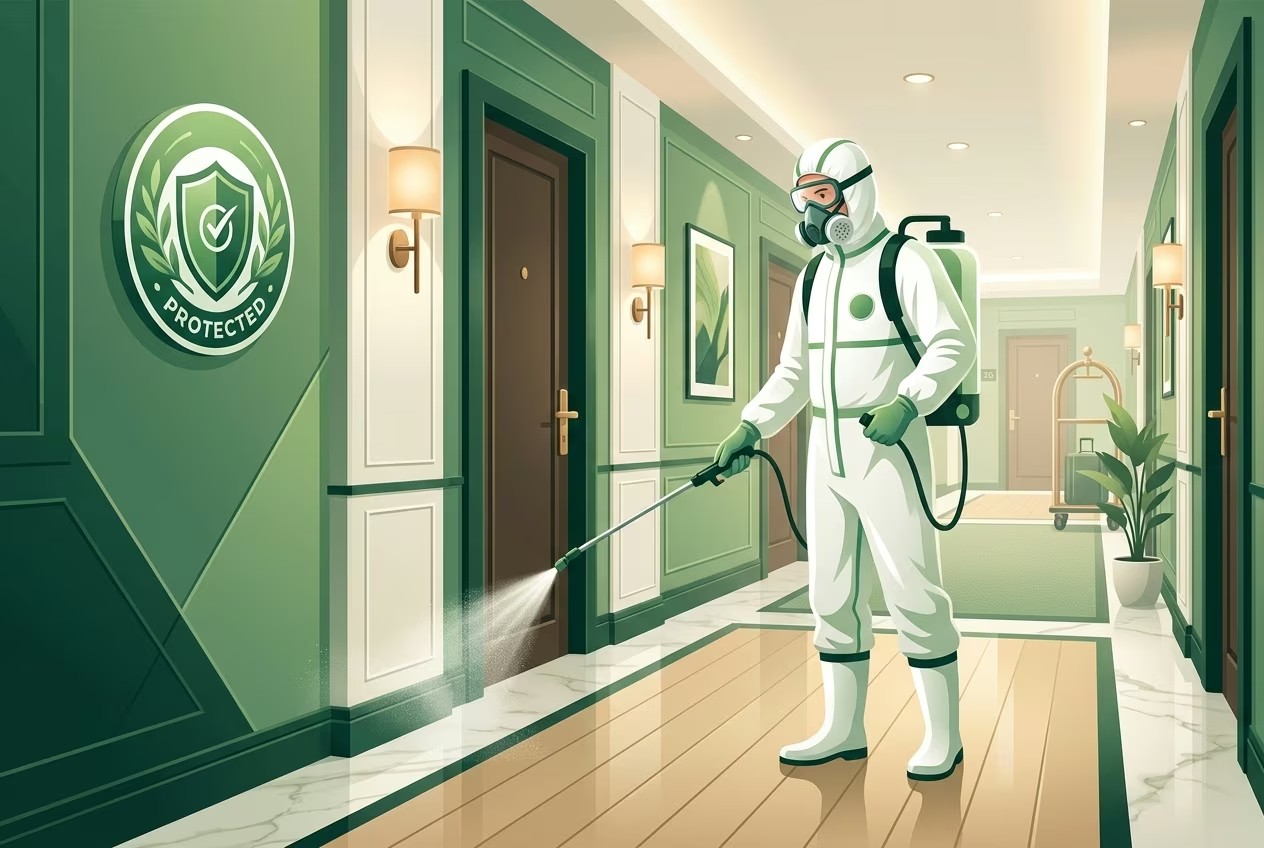 Profesyonel otel ilaçlama uygulaması